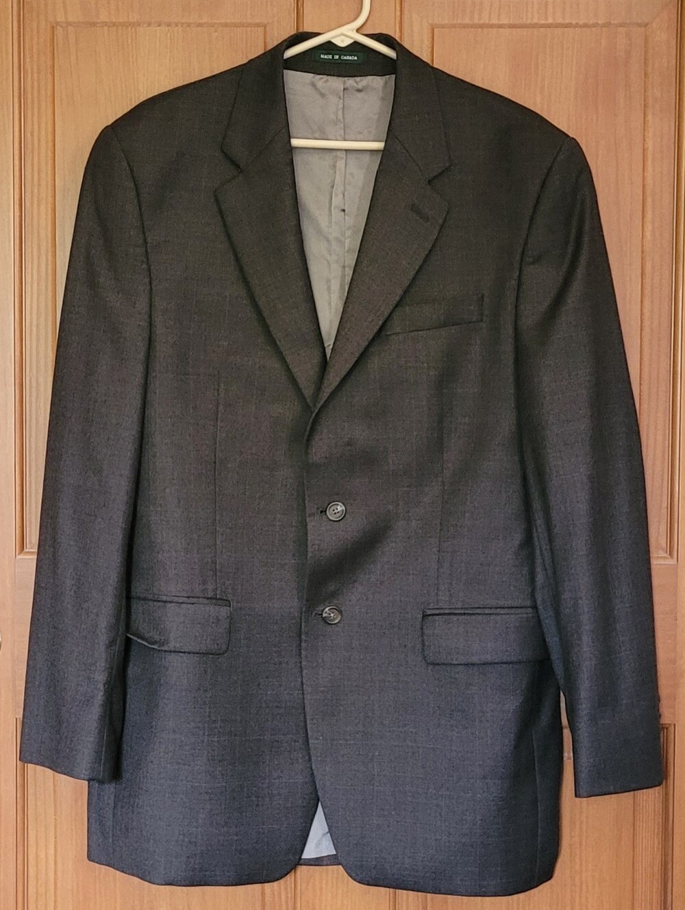 Lauren Ralph Lauren Men's Classic Fit Wool Blend Sport Coat 40 L Brown Tiny Flaw